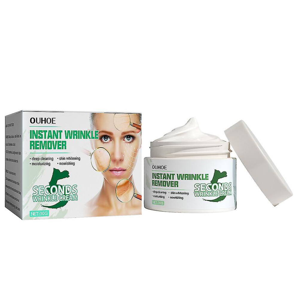 (1PC) 30g Instant Wrinkle Remover Cream Anti-aging Anti Wrinkle Deep Cleaning Nourishing Moisturizing Cream For Forehead Eye Bags Nasal Lines Perioral Wrink
