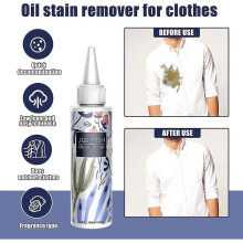 100ml Clothing Oil Stain Remover Yellow Clothes Cleaning Decontamination Stubborn Oil Stains