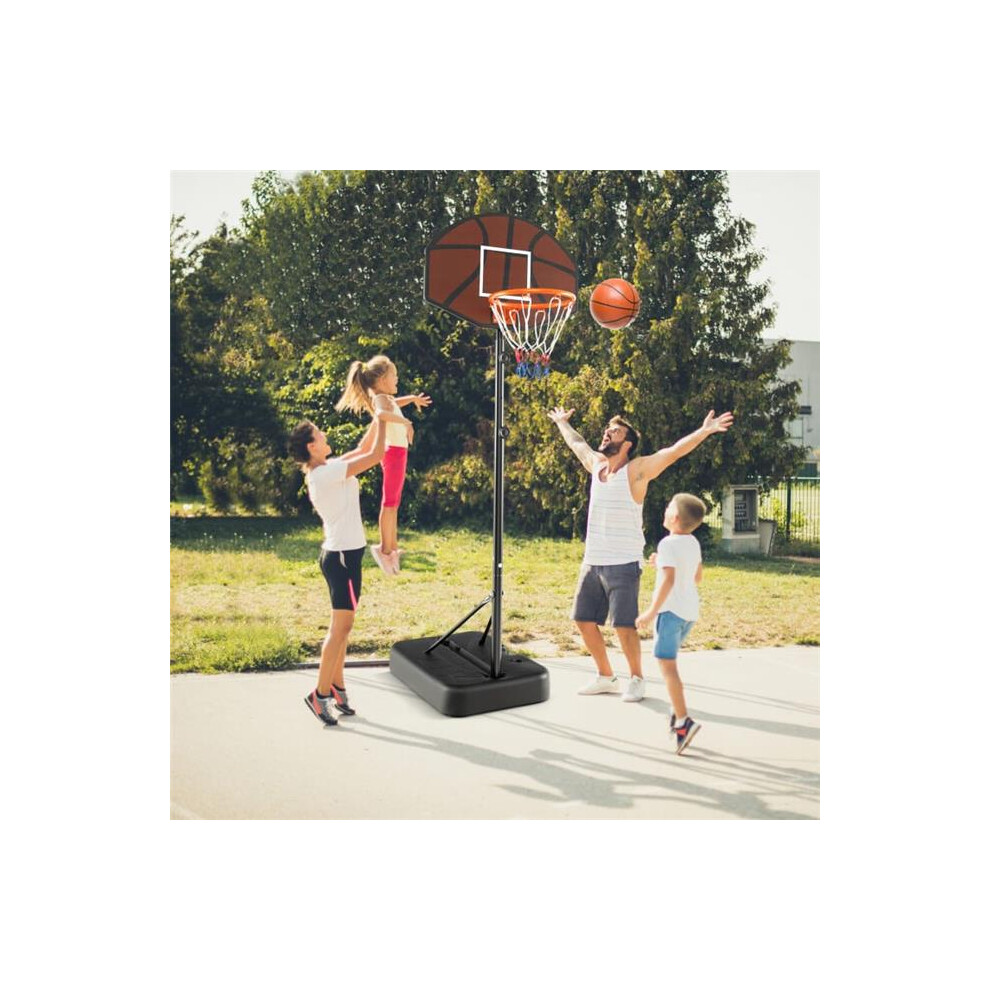 Photos - Basketball Hoop Total Tactic SP37871 5.6-6.5 ft. Height Adjustable  with Shatterproof Backboard for Kids