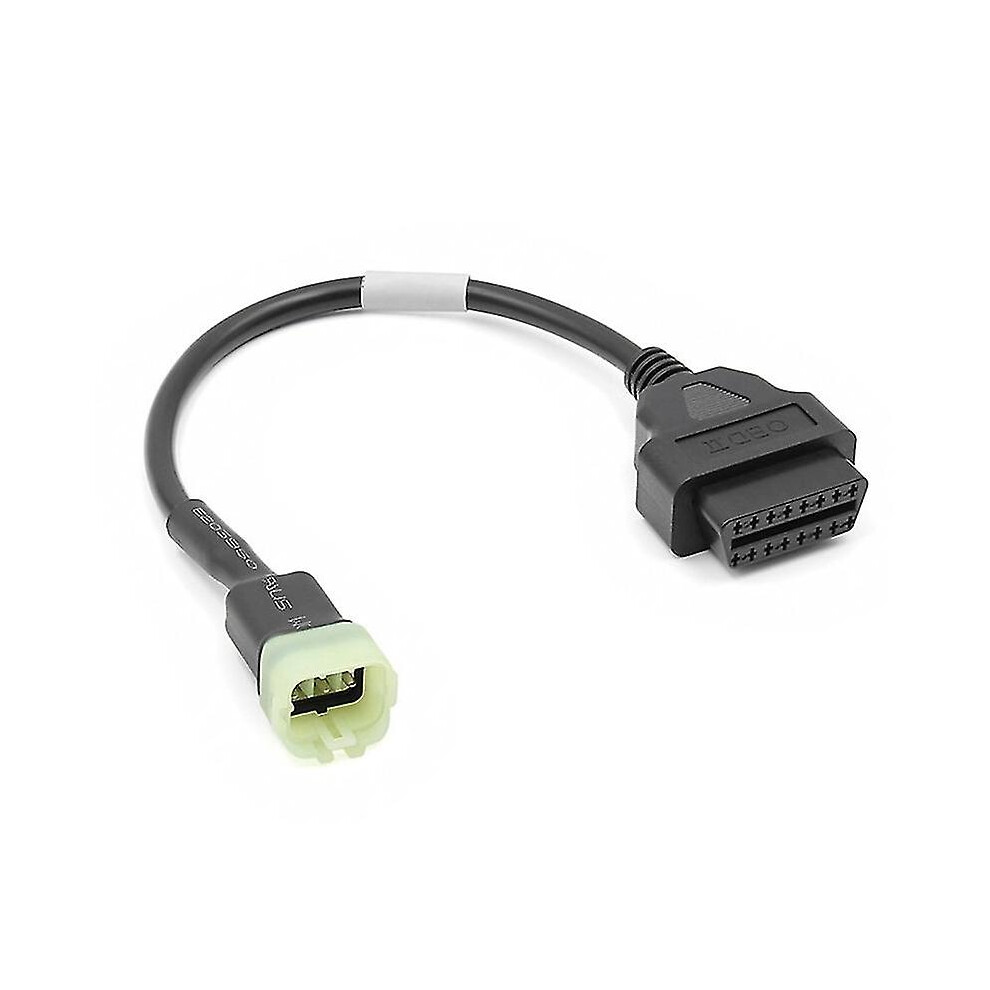 (KAWASAKI 6P) For Ktm-6pin To 16pin Obd2 Car Diagnostic Motorbike Adapter Connector Cable