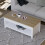 Vida Designs (White & Oak) Arlington Coffee Table with Sliding Top & Drawer 4