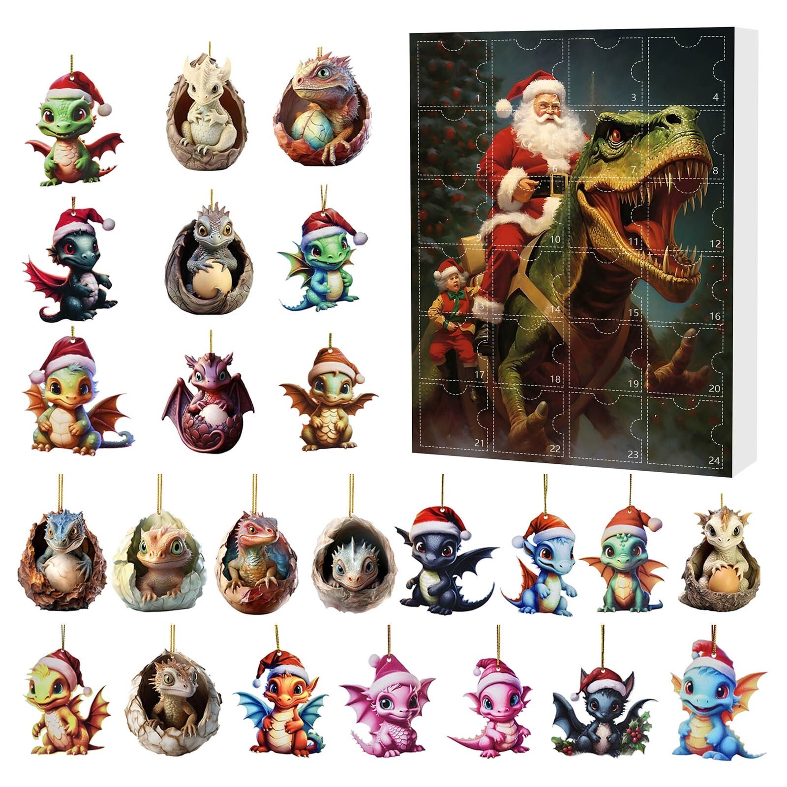 Christmas 2024 Holiday Advent Calendar Advent Calendar Collectible 2d