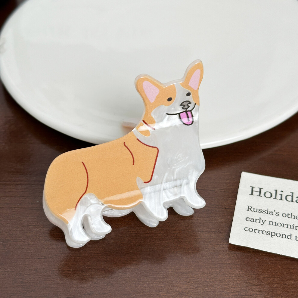 (StyleA) Eyecatching Animal Acrylic Printed Claw Clips For Women Stylish And Fun Hair Accessories-image-OPC-PFMHMVC-NEW