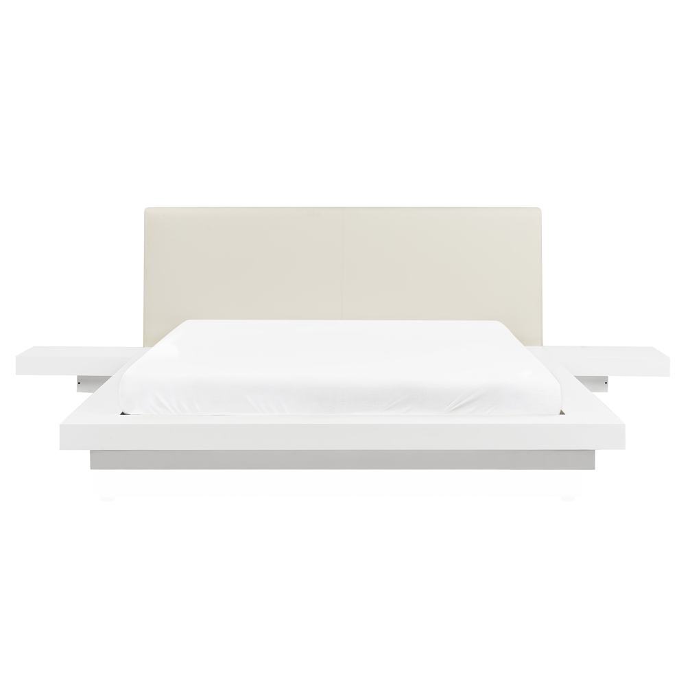 Bed ZEN 160 x 200 cm (EU King Size) White