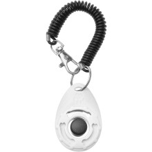 Tcgg-pet Training Clicker Cat Or Puppy Horse Click Trainer Obedience Aid Teaching Tool With Wrist Strap - White