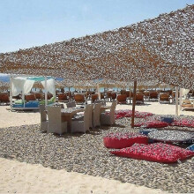 (White, 2m by 3m) Camo Netting Sunshade Camouflage Net Blinds Patio Mesh Nets For Camping Shooting Hunting