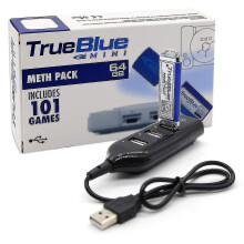 (True Blue Meth Pack) True Blue Mini Pack Accessories Plug And Play Portable For Playstation Game Fight Pack Crackhead Pack