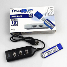 (True Blue Weed) True Blue Mini Pack Accessories Plug And Play Portable For Playstation Game Fight Pack Crackhead Pack