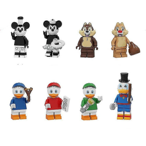 Mickey Minnie Assembling Blocks Minifigures Toy