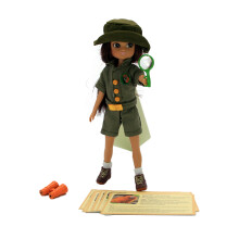 Mini nukke - Lottie - Scootertyttö - Keltainen - Vaaleanpunainen - 3-8 vuotta