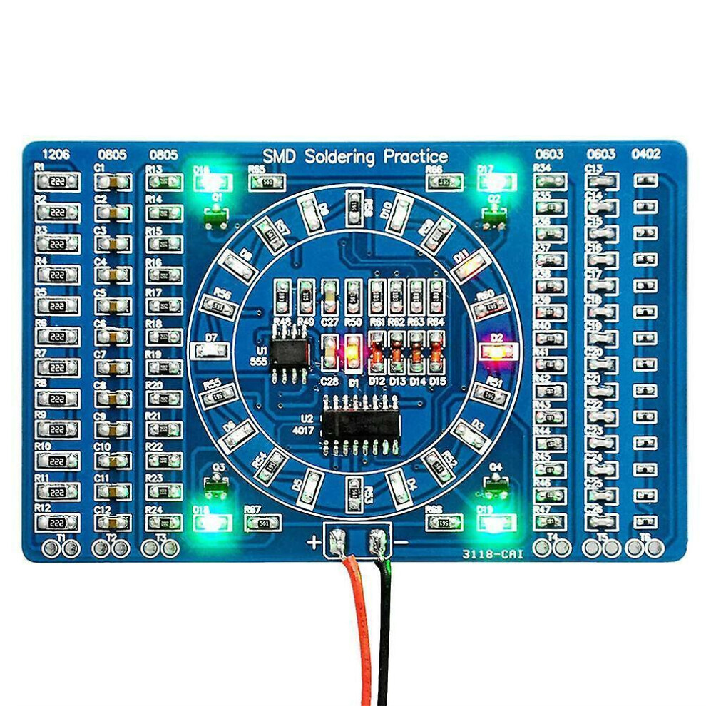 Soldering Practice Smd Circuit Board Led Electronics Project Diy Kit X 1