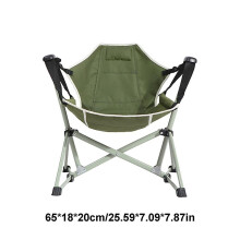 (Green M) Rocking Camping Chairs For Adults Hammock Chairs 600D Oxford Foldable Rocking Chair Heavy Duty Swinging Camping Chair Portable