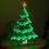 Snow Time 40cm Infinity Standing Christmas Tree with Metal Base and Green LEDs 1