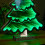 Snow Time 40cm Infinity Standing Christmas Tree with Metal Base and Green LEDs 7