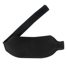 (black) Adjustable Anti Snoring Neck Brace Strap Stop Snore Jaw Belt Anti Apnea Chin Support Strap Night Sleeping Aid