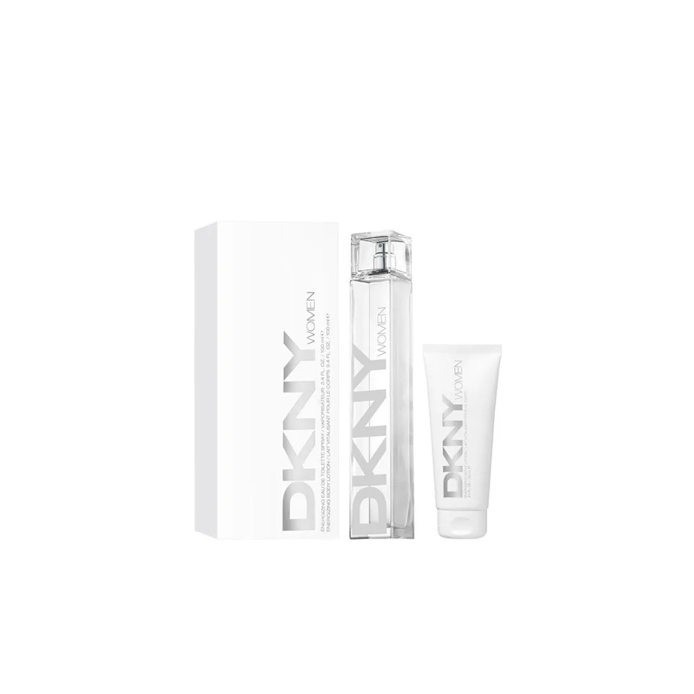 DKNY Energizing Women 2pc Gift Set 100ml Eau De Toilette Spray