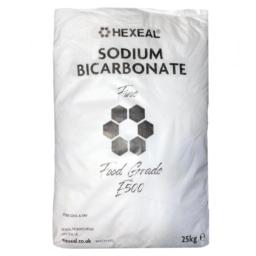 Hexeal Sodium Bicarbonate 25Kg – 25Kg Bag Of Food Grade, Fine Powder, E500