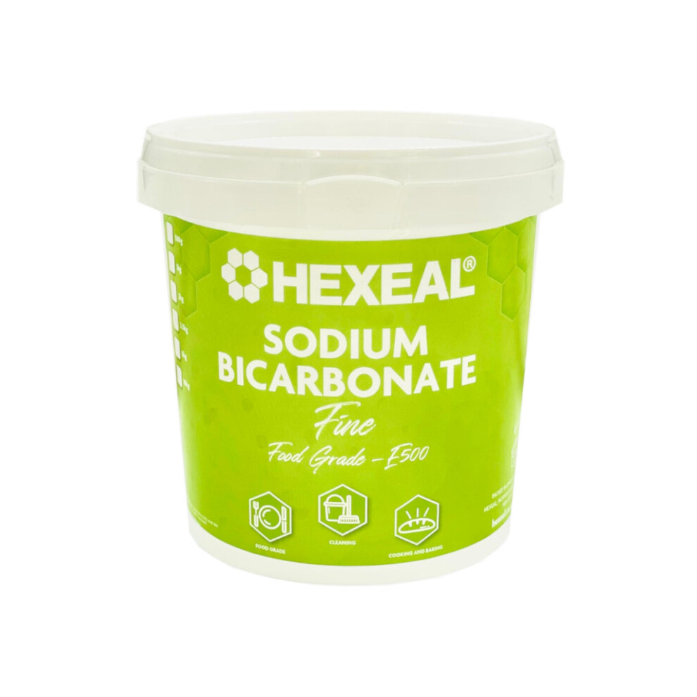 Hexeal Sodium Bicarbonate 1Kg 1Kg Bucket Of Food Grade Fine Powder E504