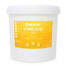Hexeal Citric Acid 5kg (CIT005KGBK) Food Grade, Anhydrous Fine Powder for Cleaning, Preserves, Bath Bombs & DIY Cosmetics