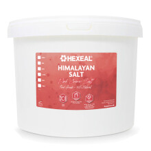 Hexeal Himalayan Pink Salt 10kg – 10kg Bucket of 100% Natural Coarse Food Grade