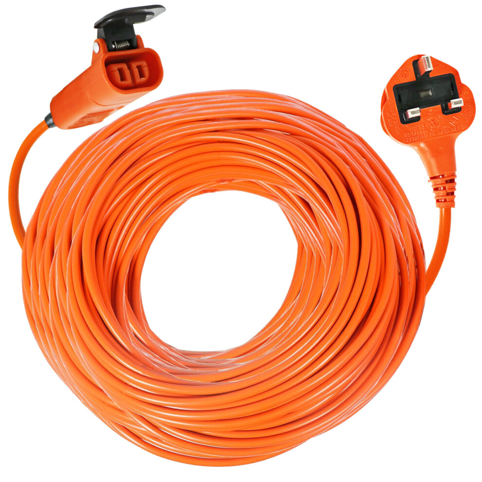Spares2go Power Cable For Bosch Rotak 34 36 40 43 370 430 Ergoflex Lawnmower 25M