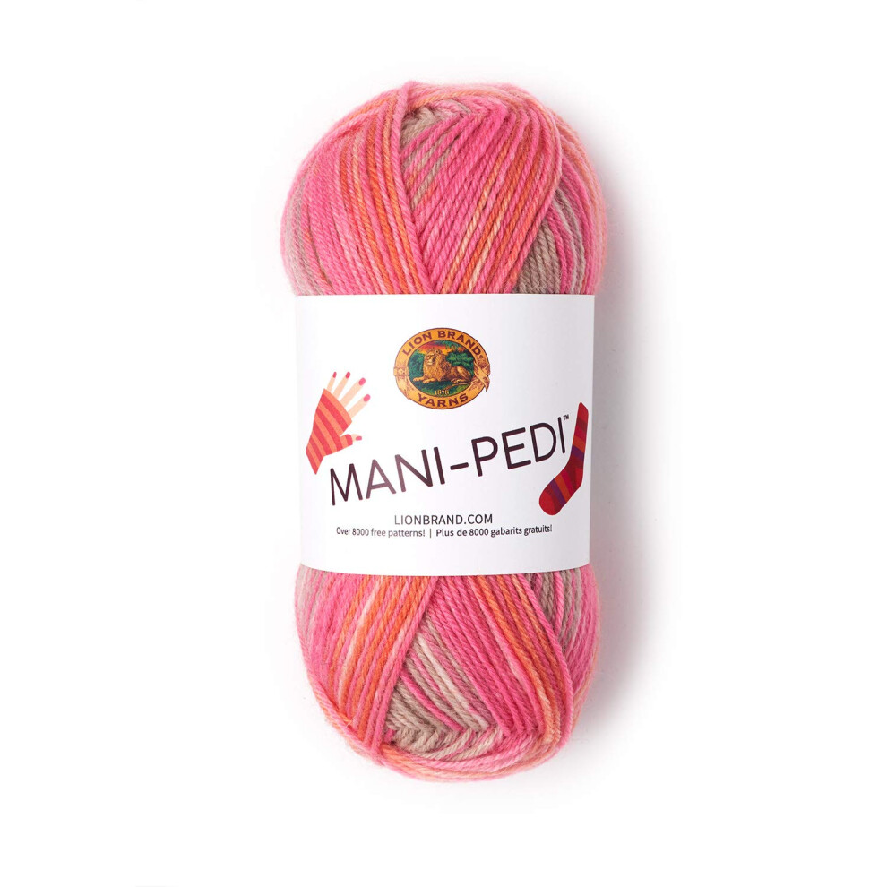 Lion Brand Yarn Mani-Pedi Yarn  Knee (1 skein/ball)