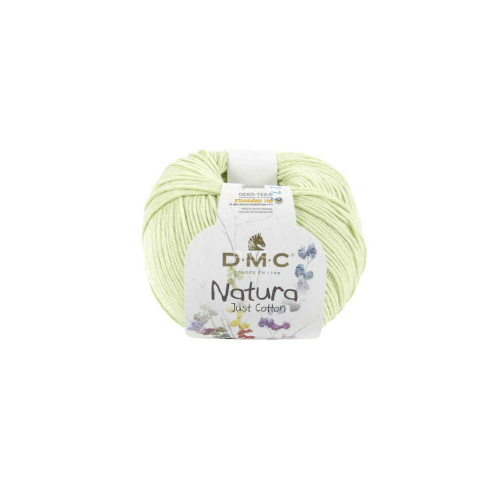 DMC Natura Yarn  100% Cotton  Light Green N12  9 x 9 x 7 cm