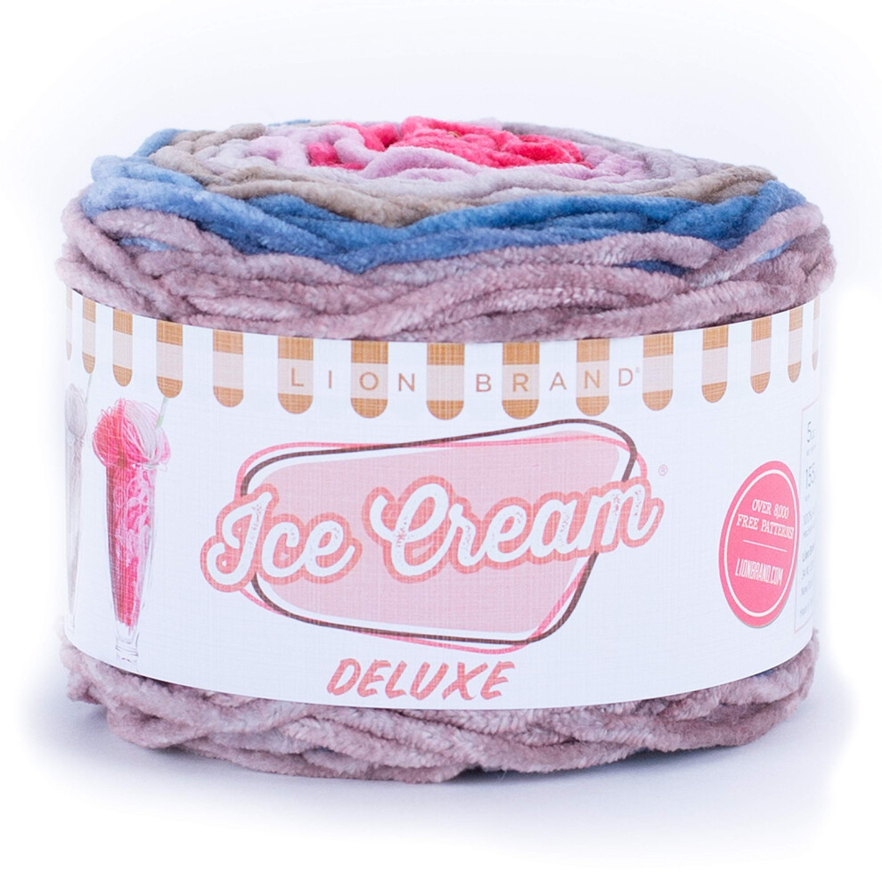 Lion Brand Yarn Ice Cream Deluxe yarn  DEL MAR