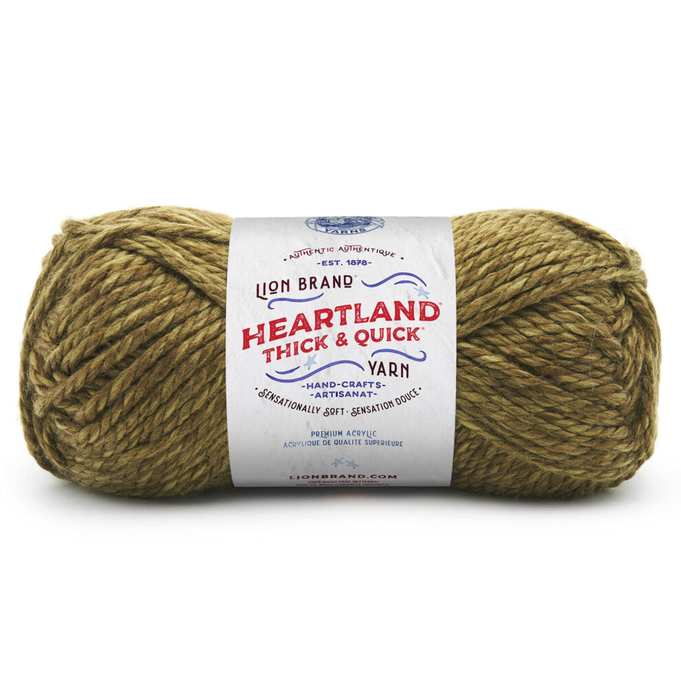 (1 Skein) Lion Brand Yarn Heartland Thick & Quick Bulky Yarn  Joshua T