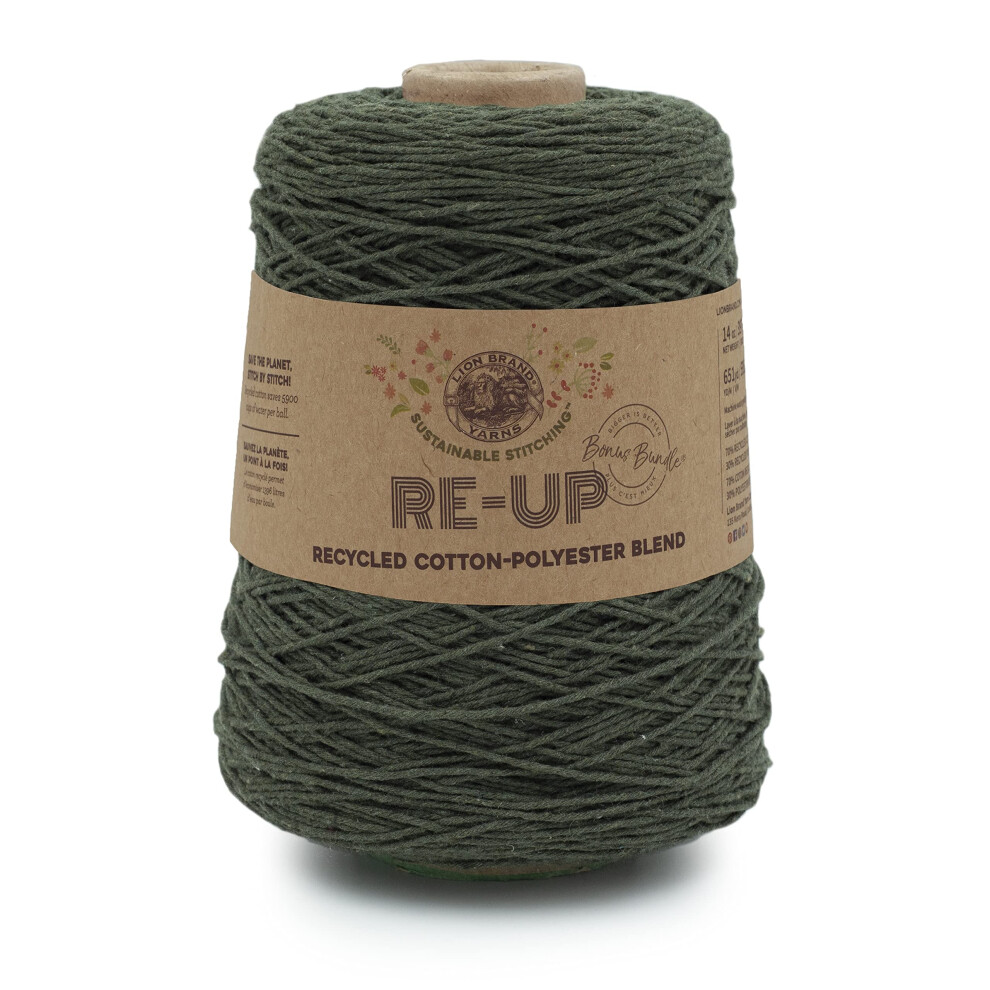 Lion Brand Yarn Re-Up Bonus Bundle Yarn  Everglade