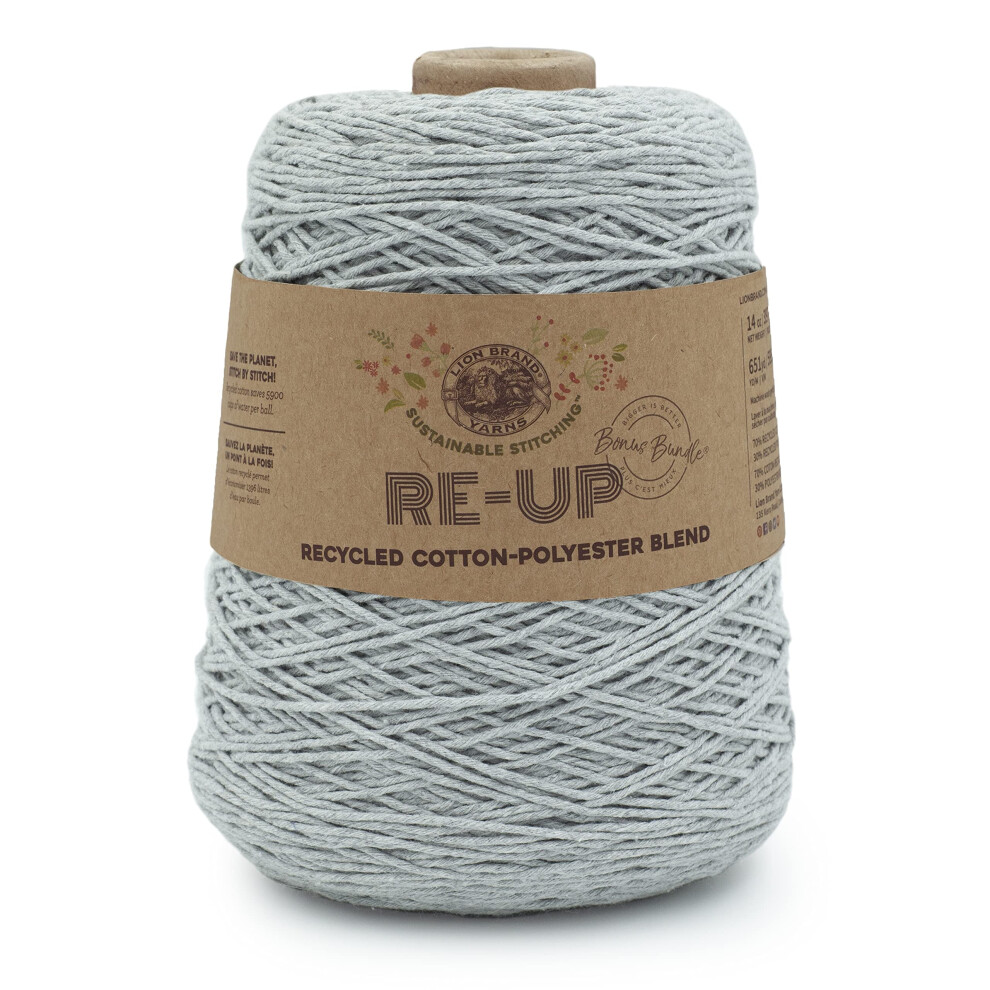 Lion Brand Yarn Re-Up Bonus Bundle Yarn  Silver Lining