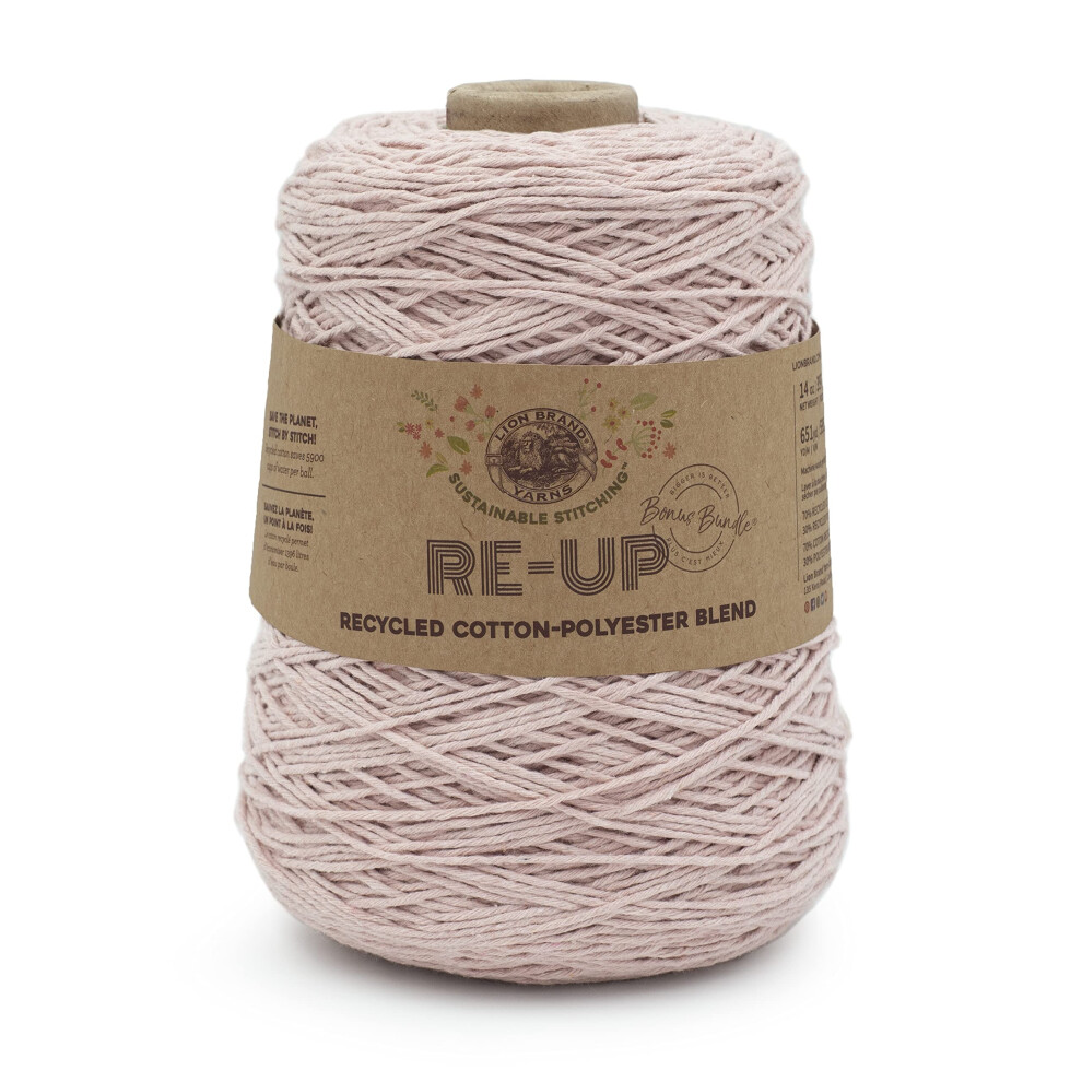 Lion Brand Yarn Re-Up Bonus Bundle Yarn  Rosewater