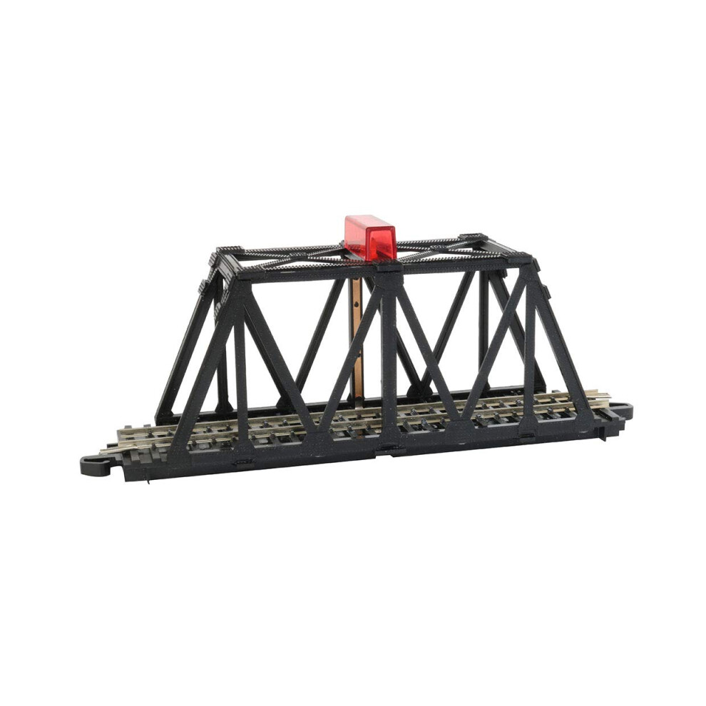 Bachmann Trains - E-Z Track Blinking Bridge - N Scale (44873)  Black S