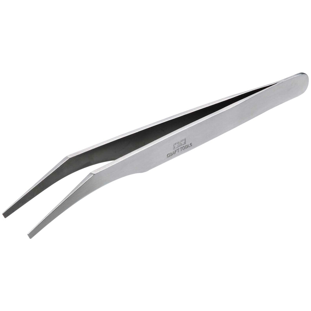 Tamiya 300074080 74080 - Tweezers Wide Curved  Model Building  Accesso