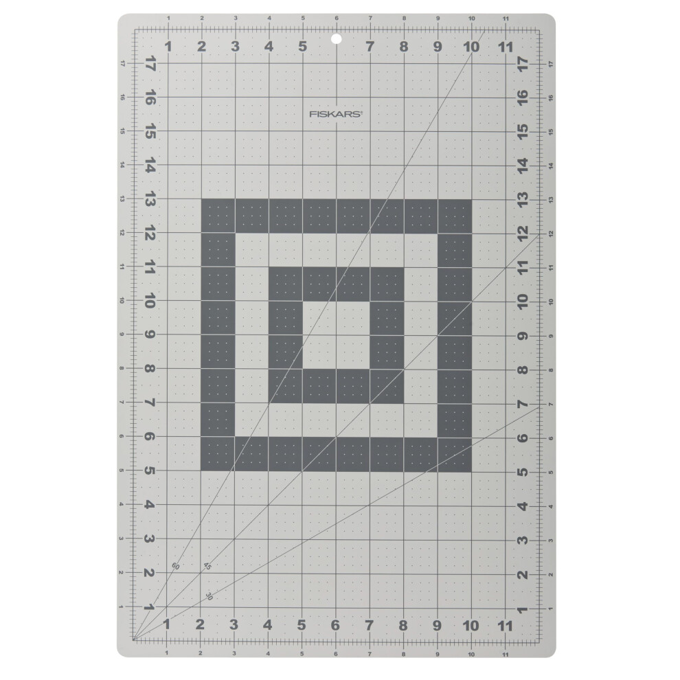 Fiskars 12x18 Inch Cutting Mat (12-83707097J)   Gray