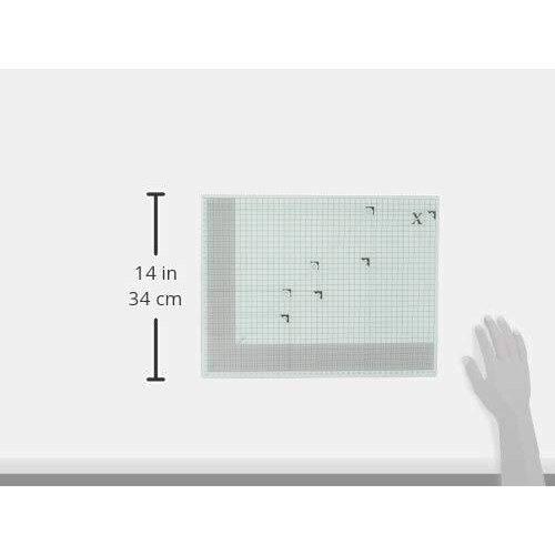 docrafts XCUT A3 Light green Square Tempered Glass Cutting Mat 2