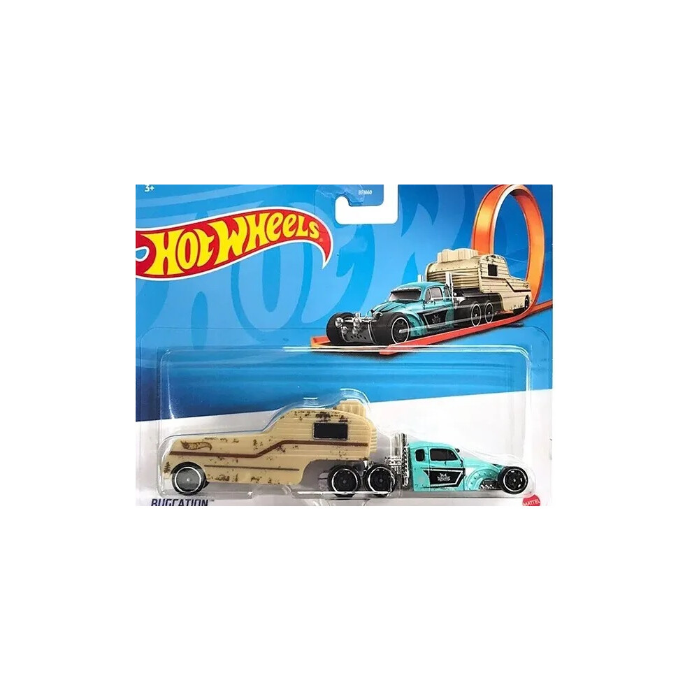 (Bugcation) Hot Wheels Track Fleet 1:64 Scale Die-cast Trucks