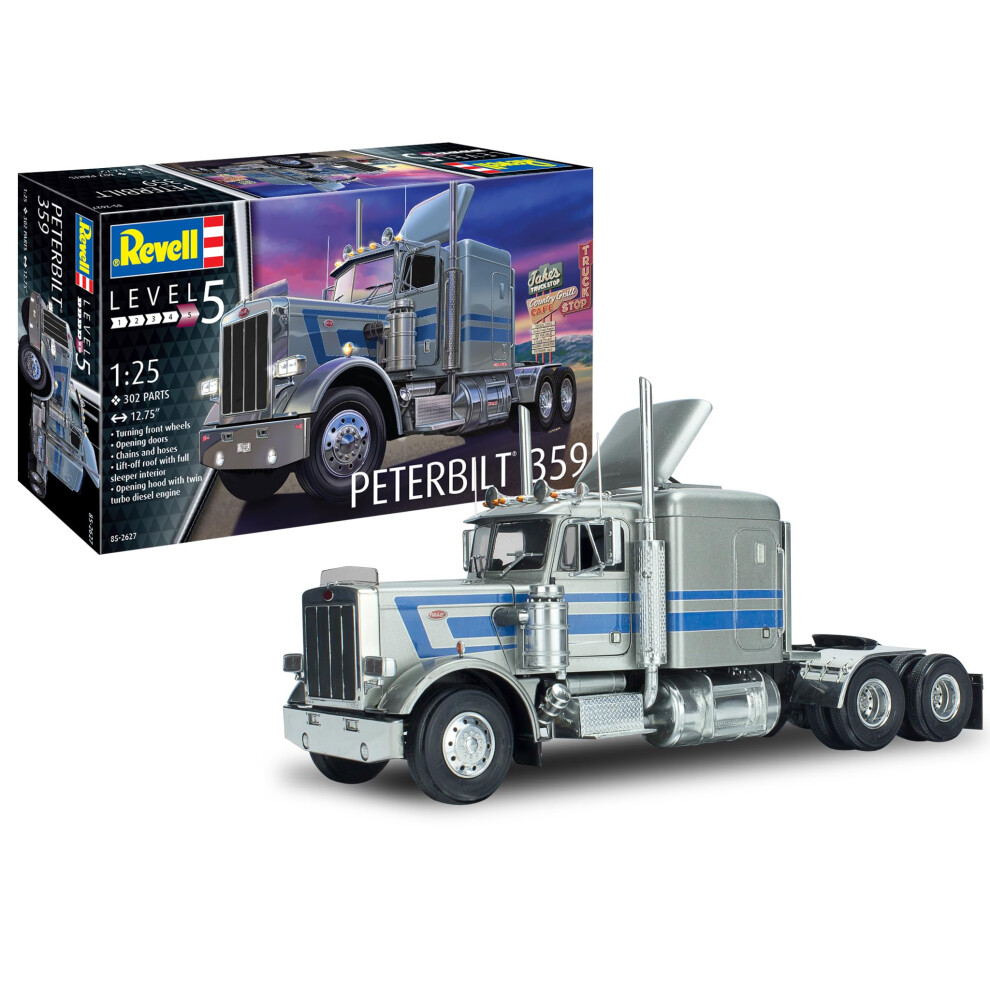 Revell 85-2627 Peterbilt 359 1:25 Scale 302-Piece Skill Level 5 Model