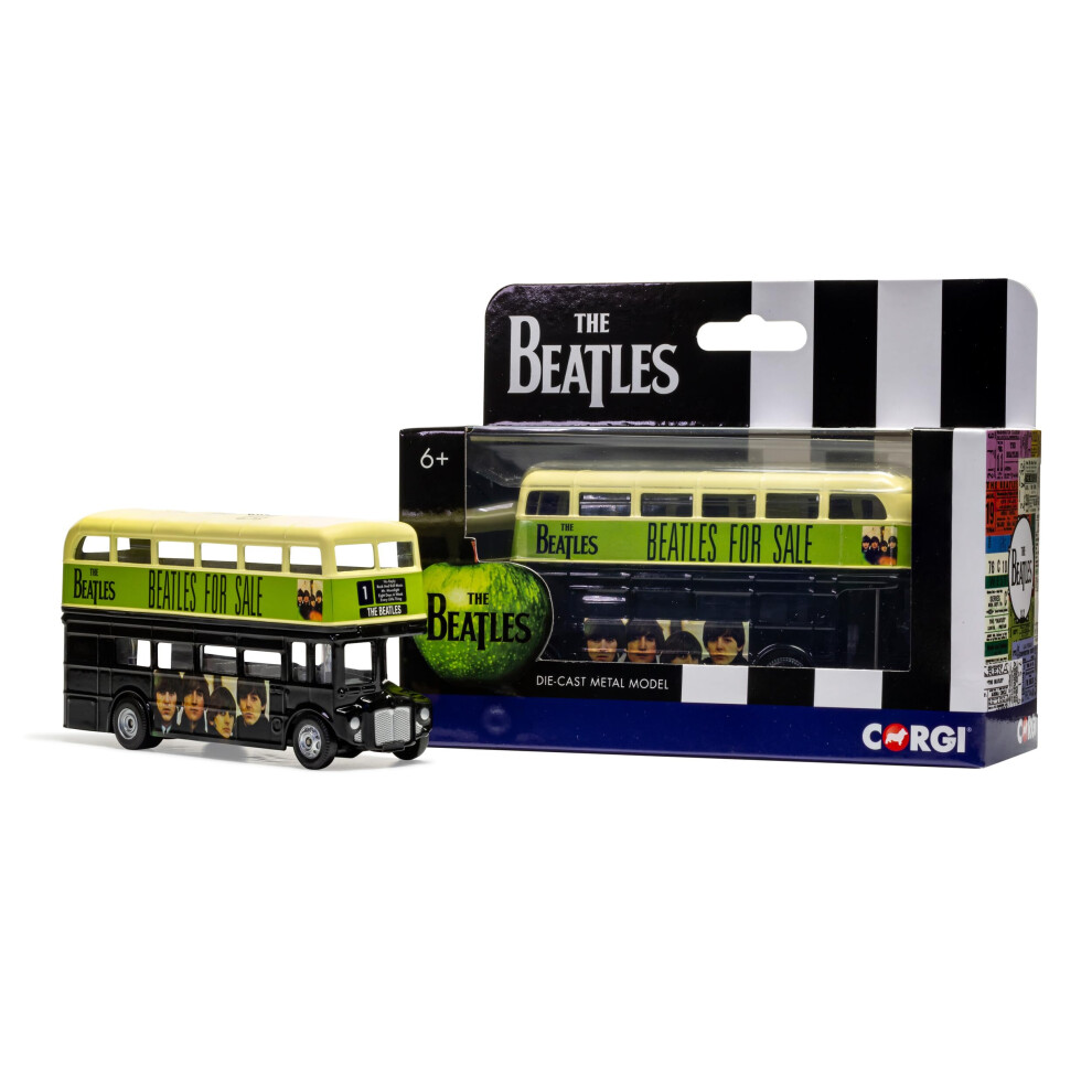 Corgi Diecast The Beatles for Sale London Double Decker Bus 1:64 Displ