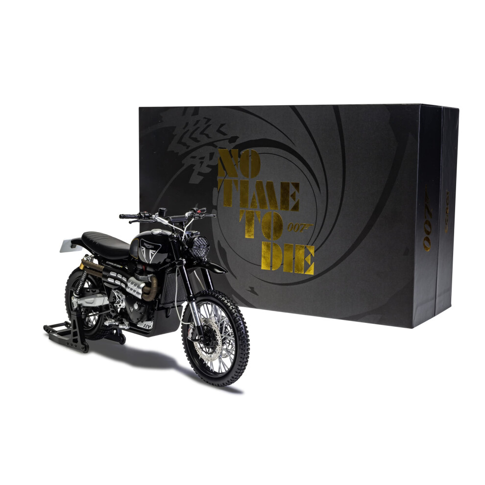 Corgi Diecast James Bond 'No Time to Die' Triumph Scrambler 1200 1:12