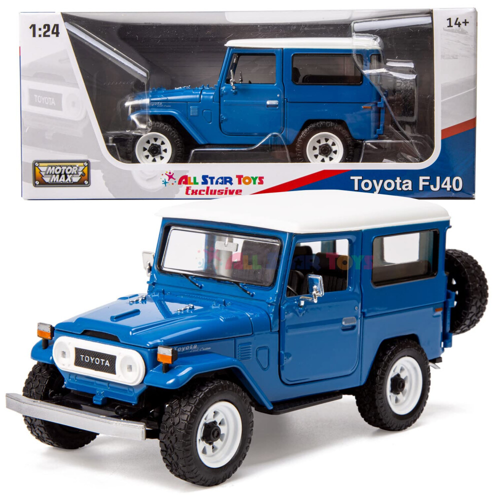 All Star Toys Exclusive Toyota Land Cruiser FJ40 Royal Blue with Custo