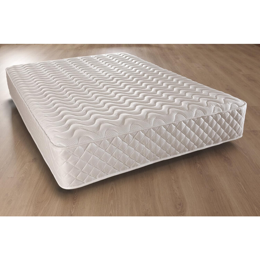 Jumpi (6Ft Superking) Luxury 10 Inch Deep Orthopedic Memory Foam Sprung Mattress- Charlotte