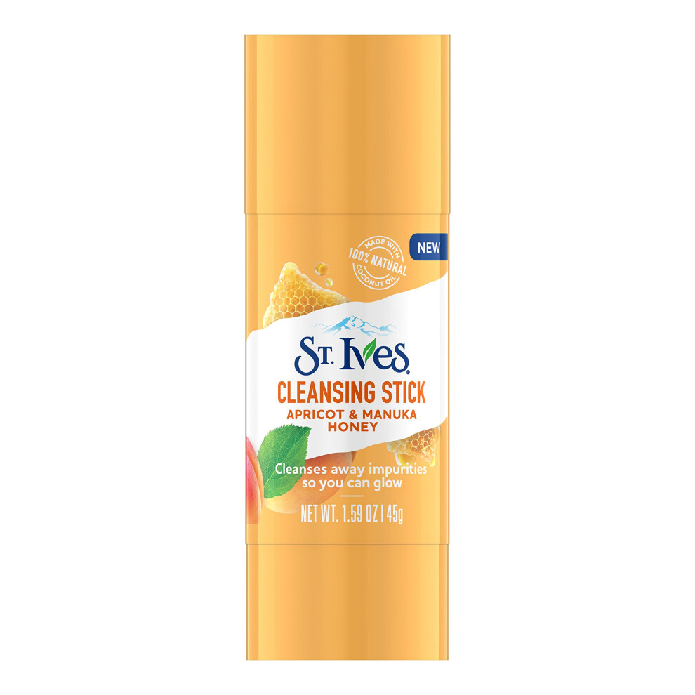 St. Ives Cleansing Stick  Apricot & Manuka Honey 1.6 oz