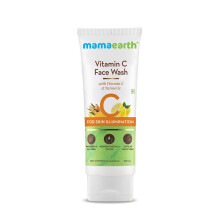 MAMAEARTH VITAMIN CHLAK OFLUMINOWANIA KURNICY | Delikatna i nawilzajaca martwa eksfoliator z kurkuma | Siarczan i paraben za darmo | 3,38 Fl Oz (