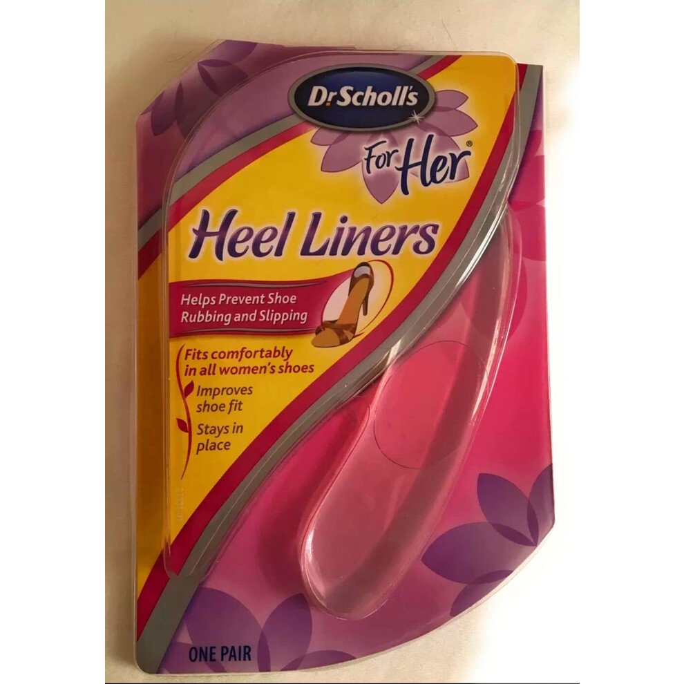 Dr. Scholl's For Her Heel Liners  1 Pair