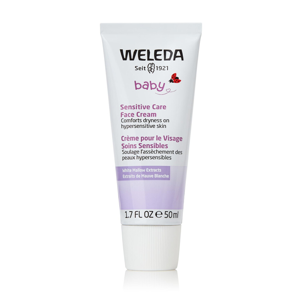 Weleda Baby Sensitive Care Face Cream  1.7 Fluid Ounce  Plant Rich Moi