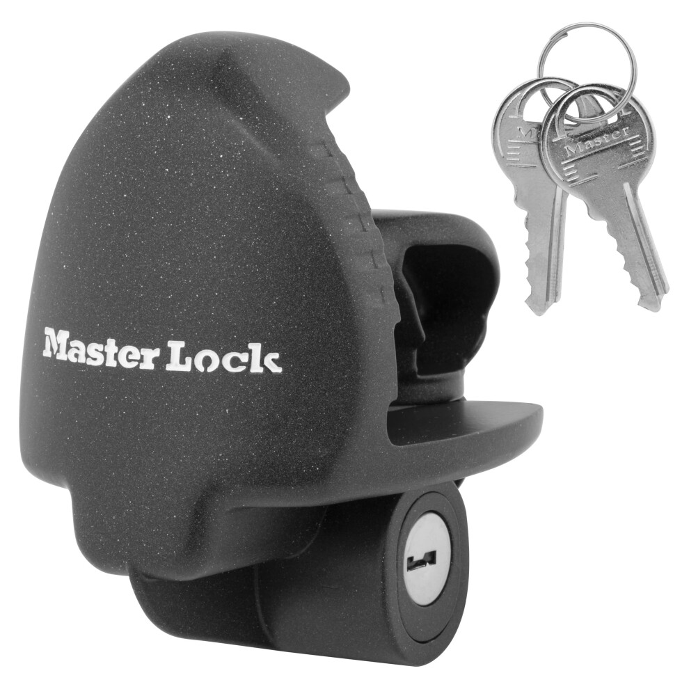 Master Lock 379ATPY Universal Trailer Hitch Lock   Black