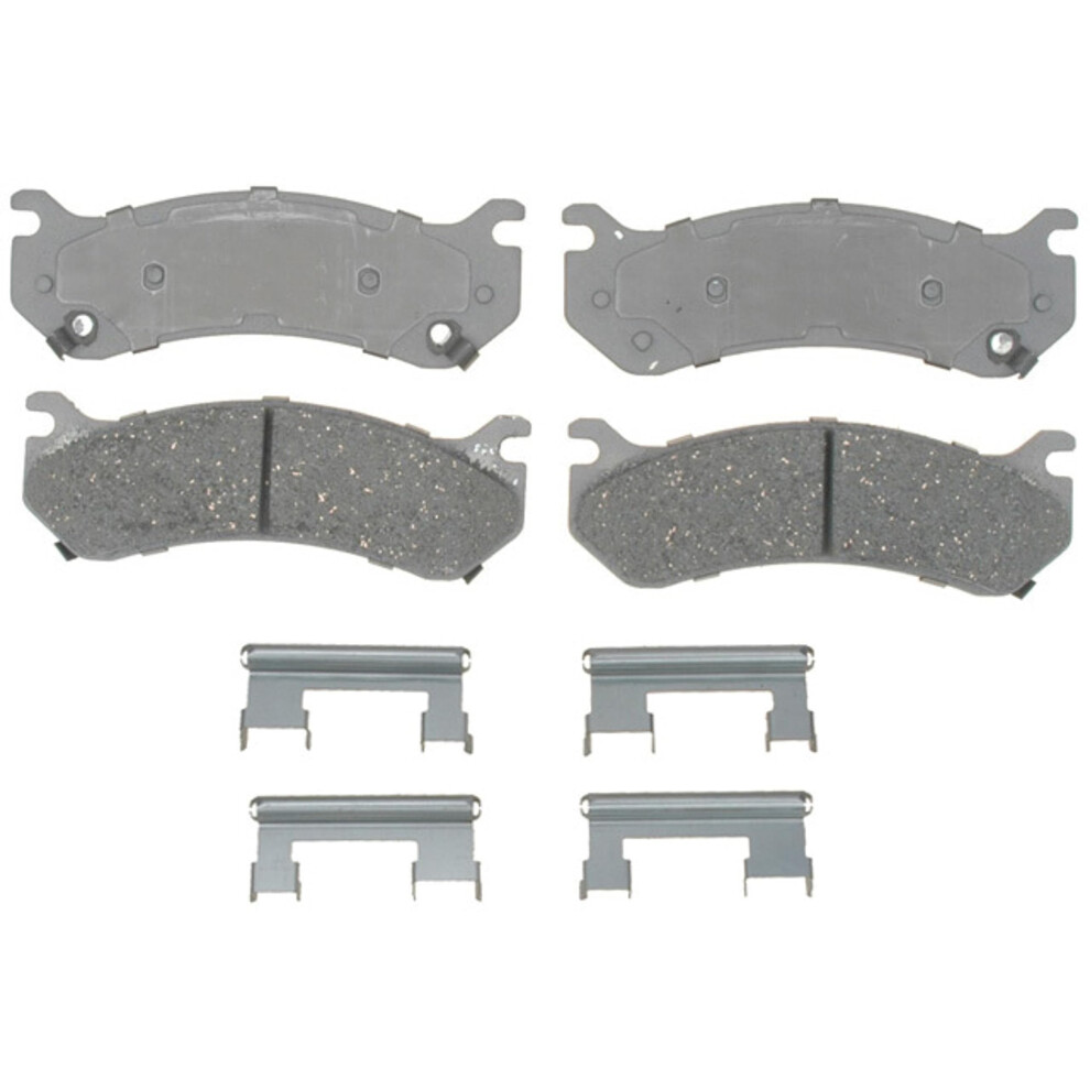Acdelco 14D785ch Ceramic Disc Brake Pad Set Silver 707773759004