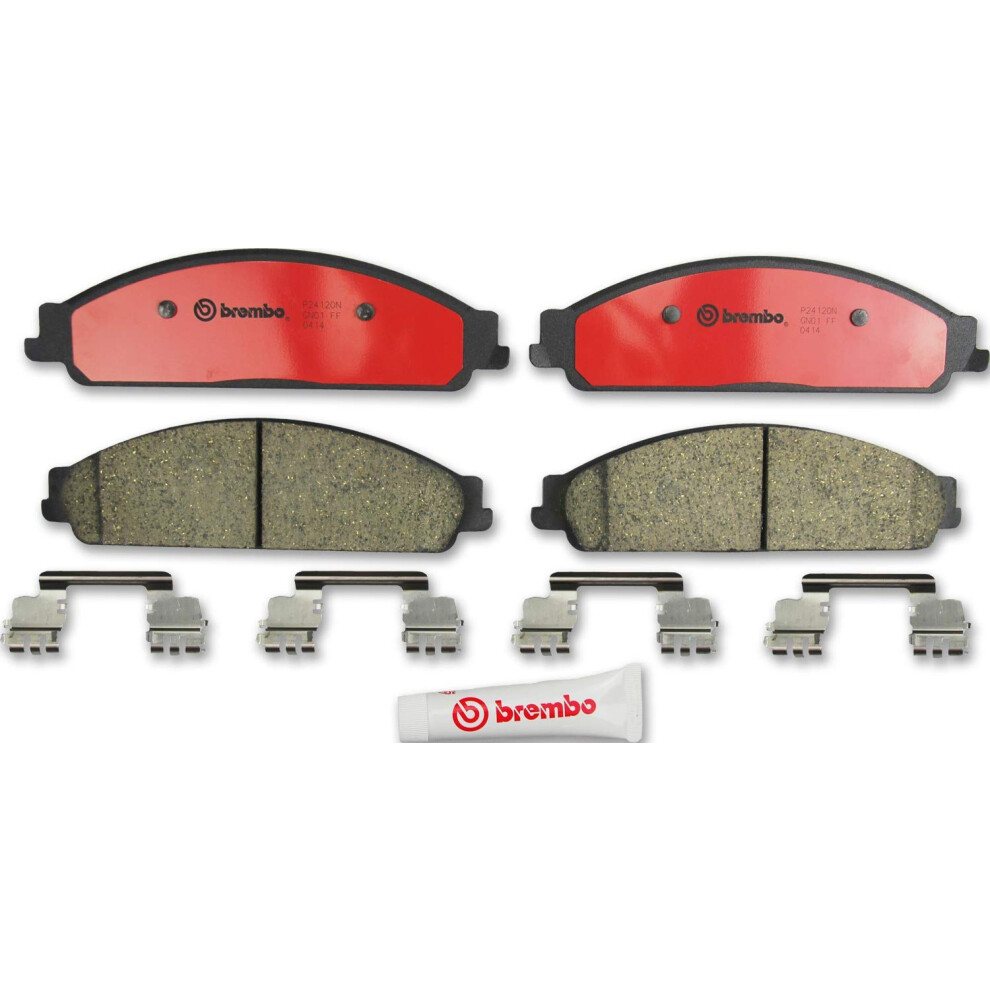 Brembo P24120N Premium Ceramic Front Disc Brake Pad Set FORD USA/MERCU