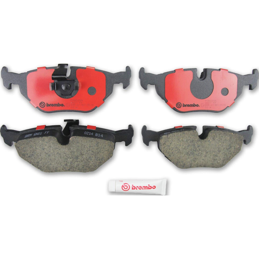 Brembo P06025N Premium Ceramic Rear Disc Brake Pad Set ALPINA/BMW/BMW